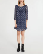 C&T Dress - Rififi Lurex - Dark Print