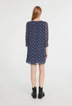 C&T Dress - Rififi Lurex - Dark Print