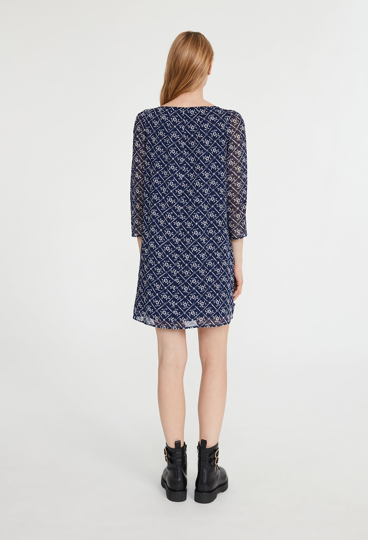 C&T Dress - Rififi Lurex - Dark Print
