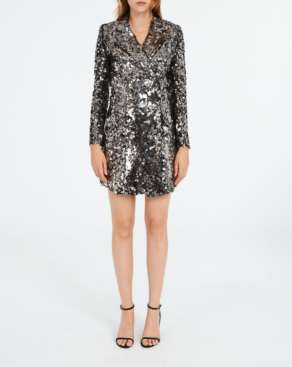 Claudie Pierlot - Robe C&T - Reseauta - Argent