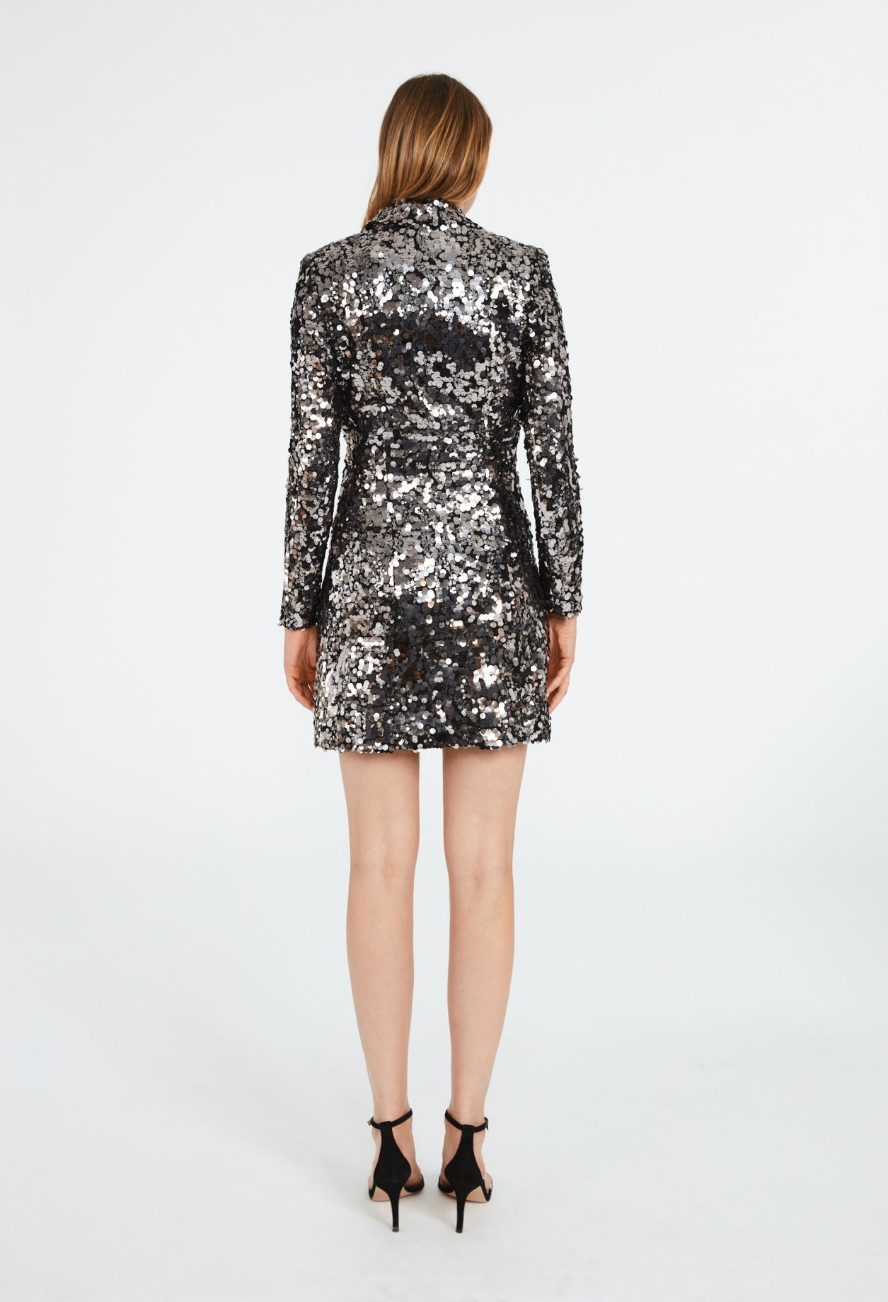 Claudie Pierlot - Robe C&T - Reseauta - Argent