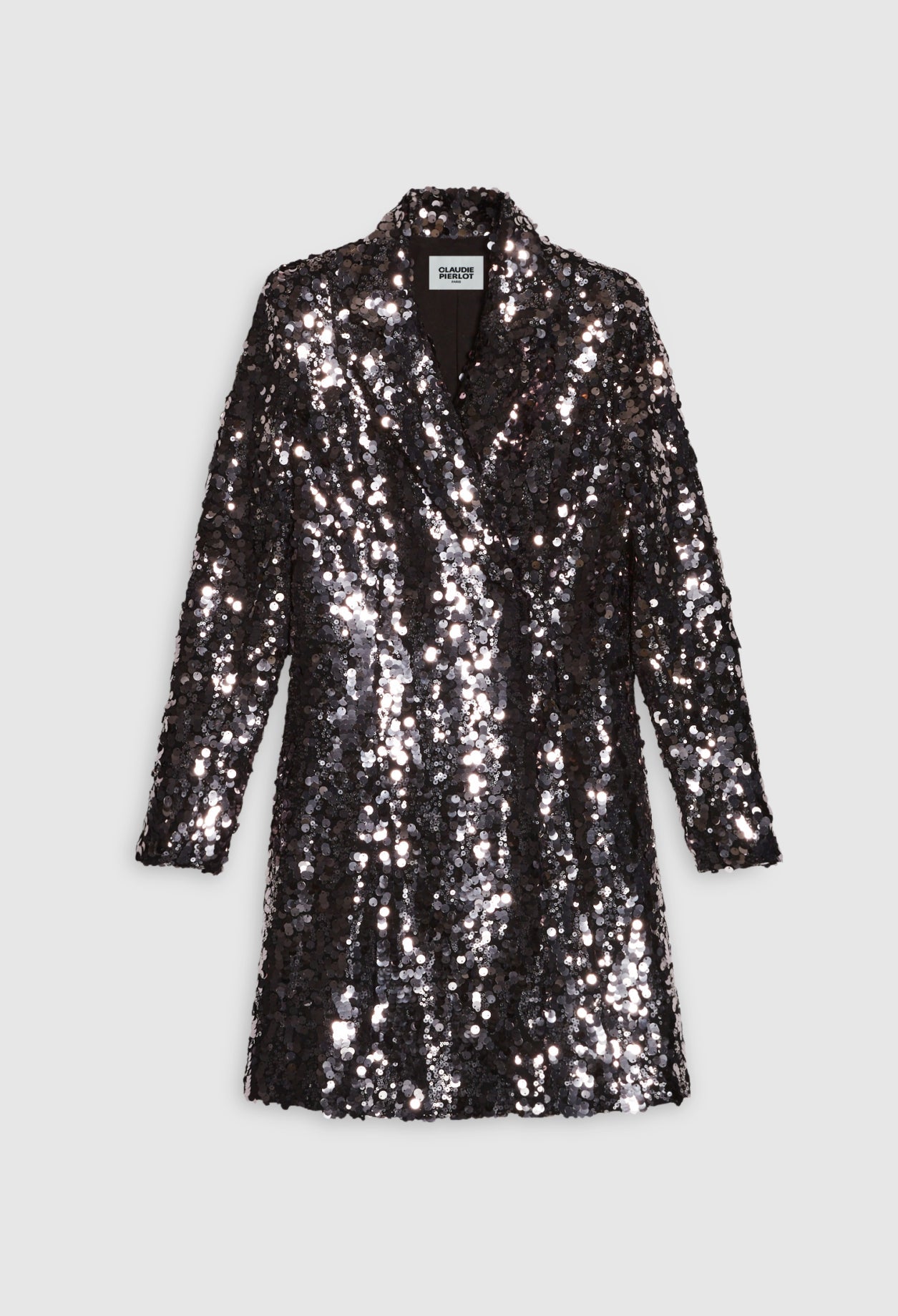 Claudie Pierlot - Robe C&T - Reseauta - Argent