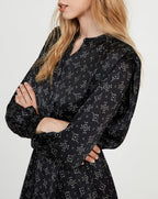 Claudie Pierlot - Vestido de punto - Ragia - estampado oscuro