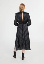 Claudie Pierlot - Vestido de punto - Ragia - estampado oscuro
