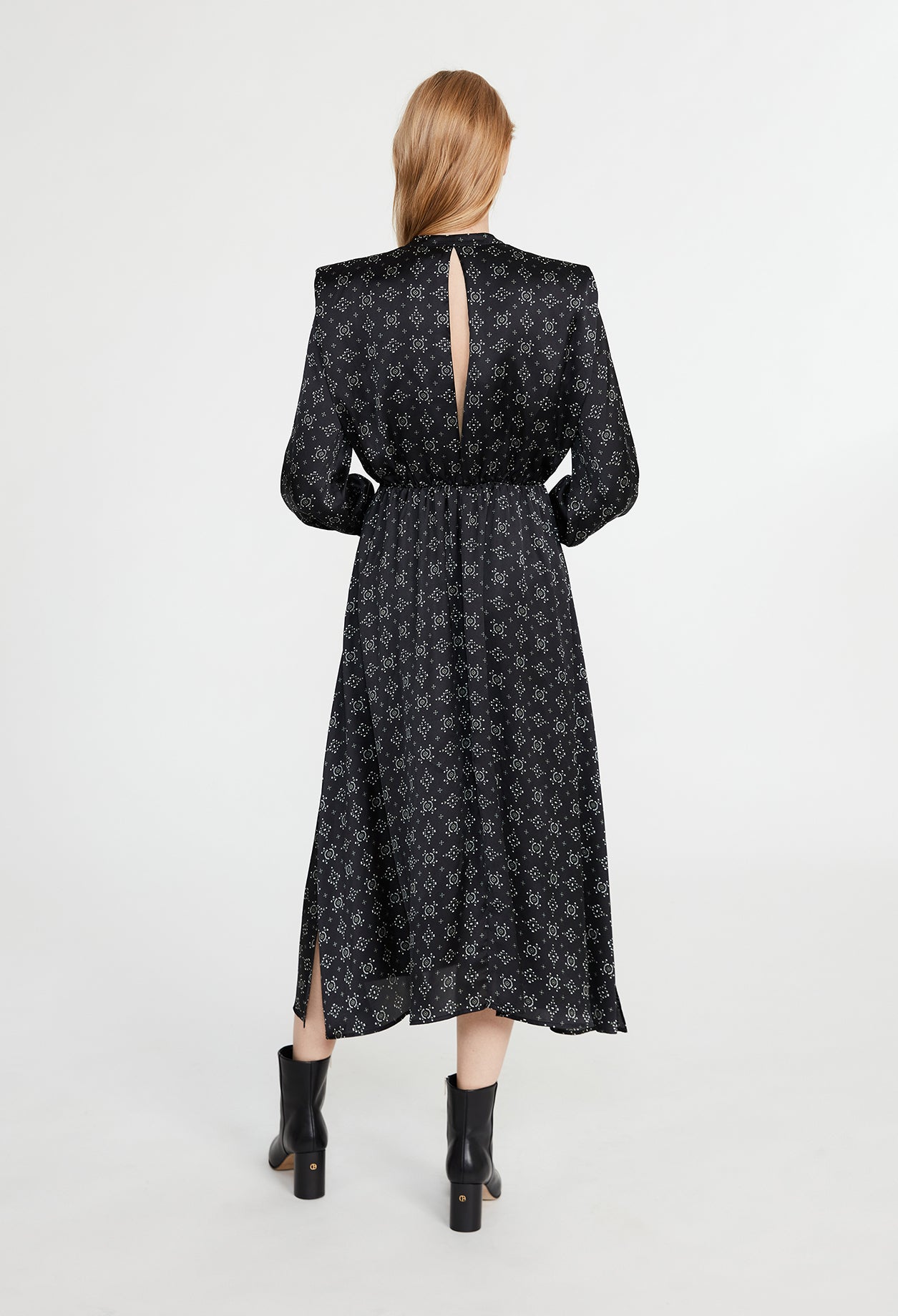 Claudie Pierlot - Vestido de punto - Ragia - estampado oscuro
