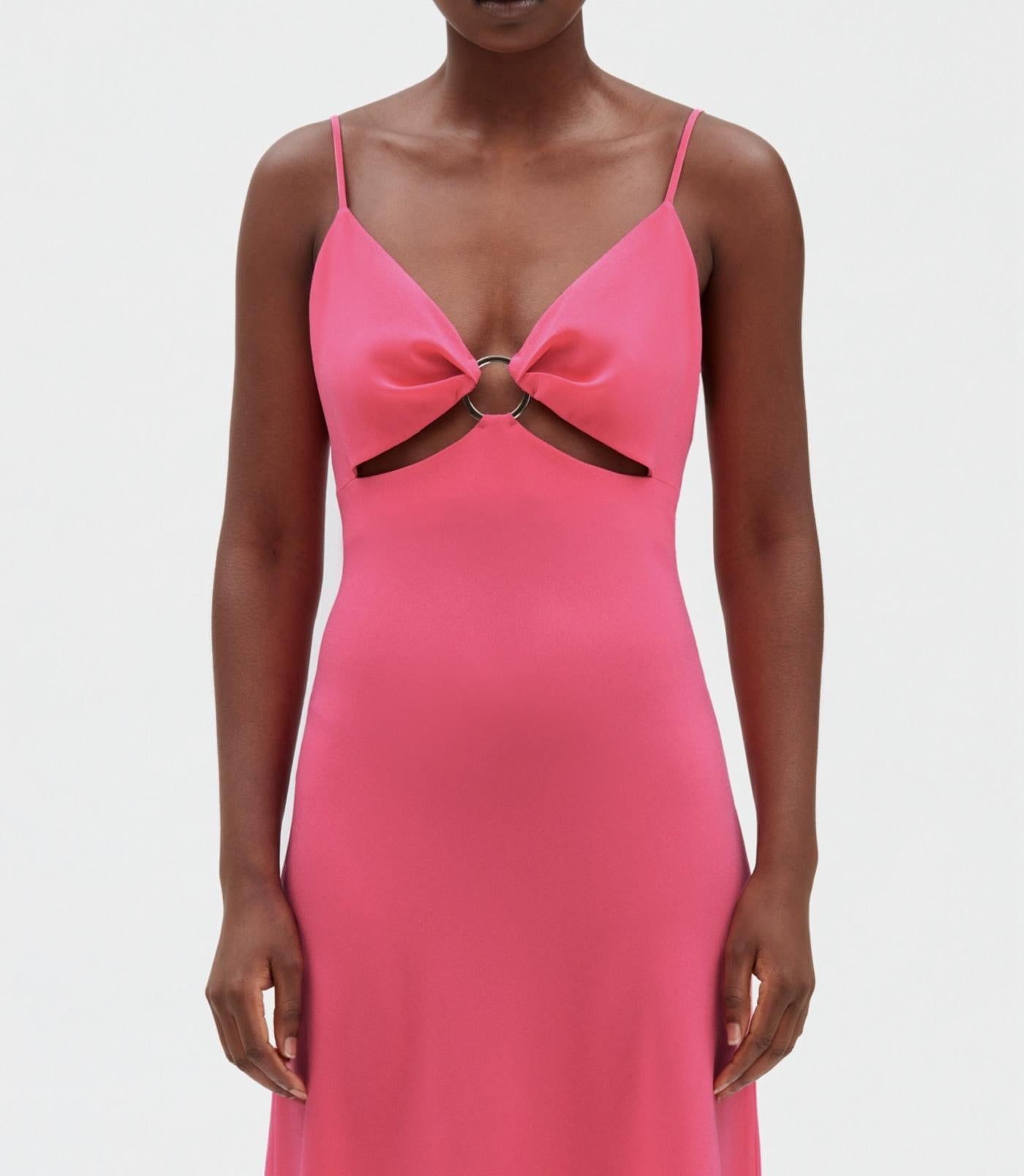 Claudie Pierlot - Robe C&T - Rosace - Bubble Gum