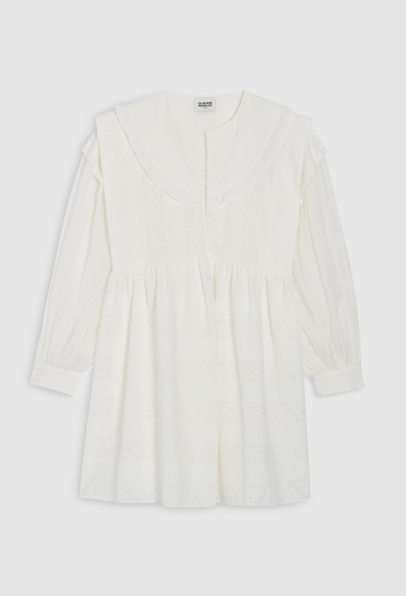 Claudie Pierlot - Robe C&T - Russa - Blanc
