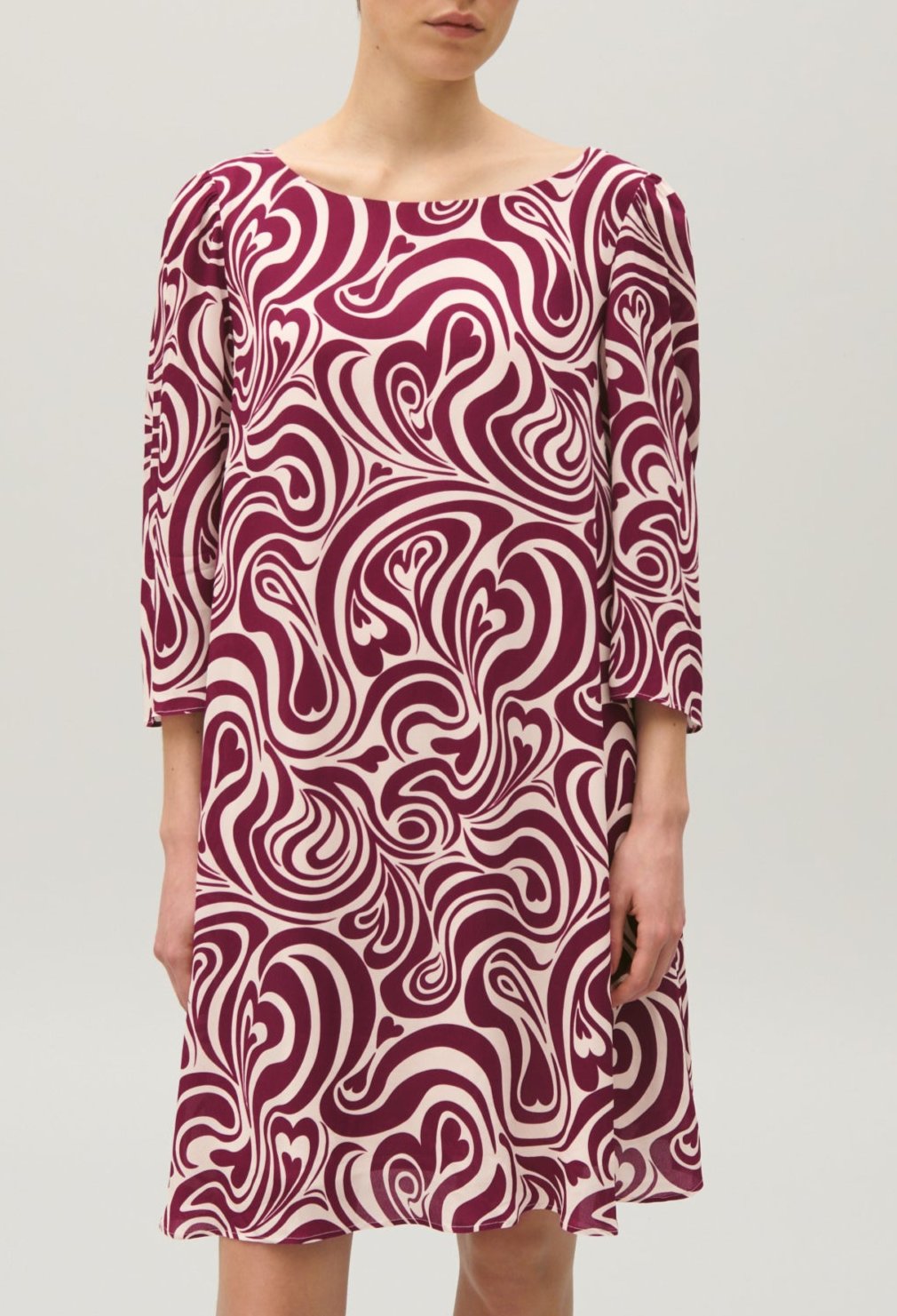 Claudie Pierlot - Robe C&T - Rififi - Print Fonce