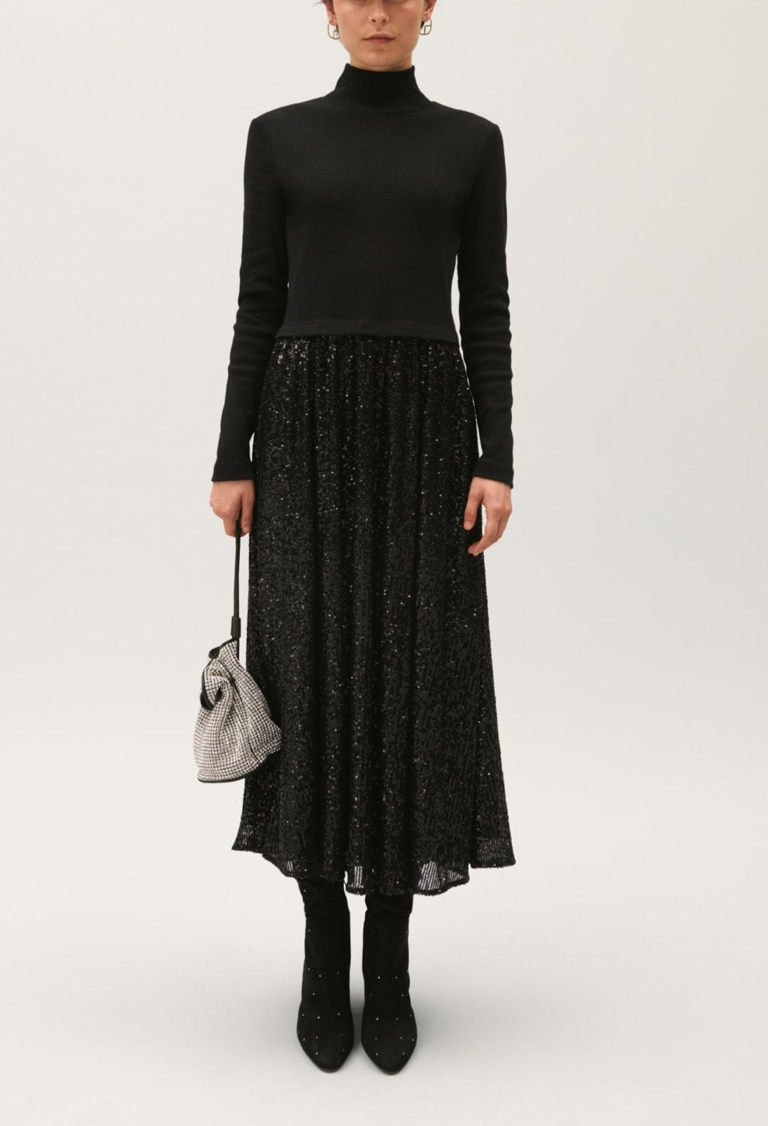 Claudie Pierlot - Knit Dress - Telisequin - Black