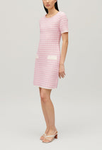 Knitted Dress - Megate - Two-tone