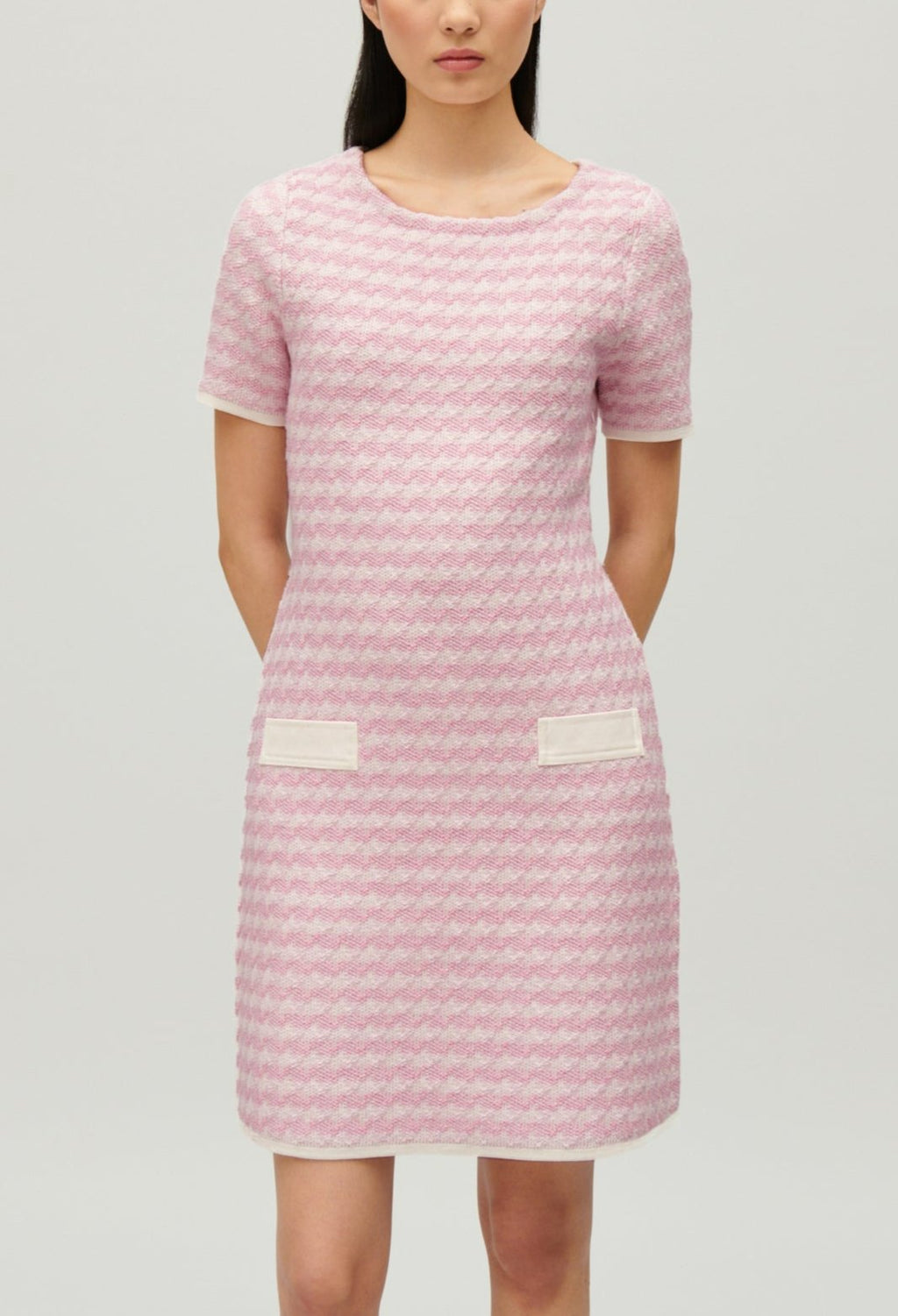 Knitted Dress - Megate - Two-tone