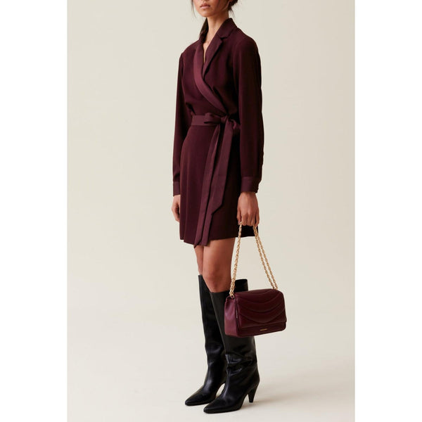 Claudie Pierlot - Wrap Dress with Tailored Collar