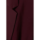 Vestido cruzado con cuello sastre