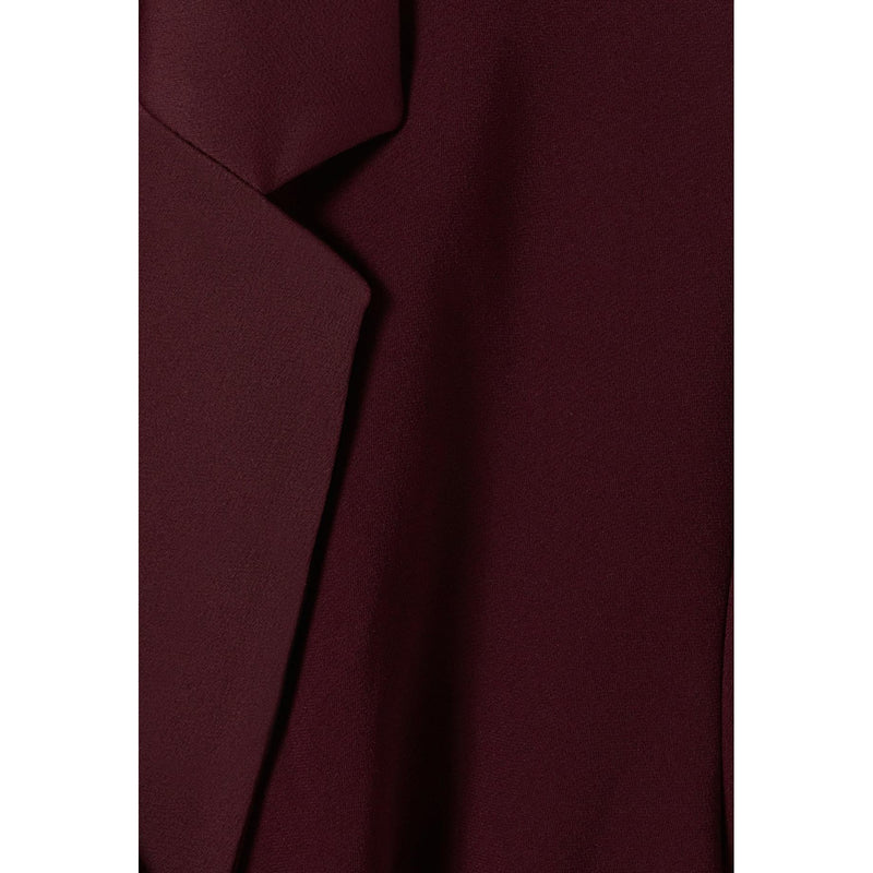 Vestido cruzado con cuello sastre