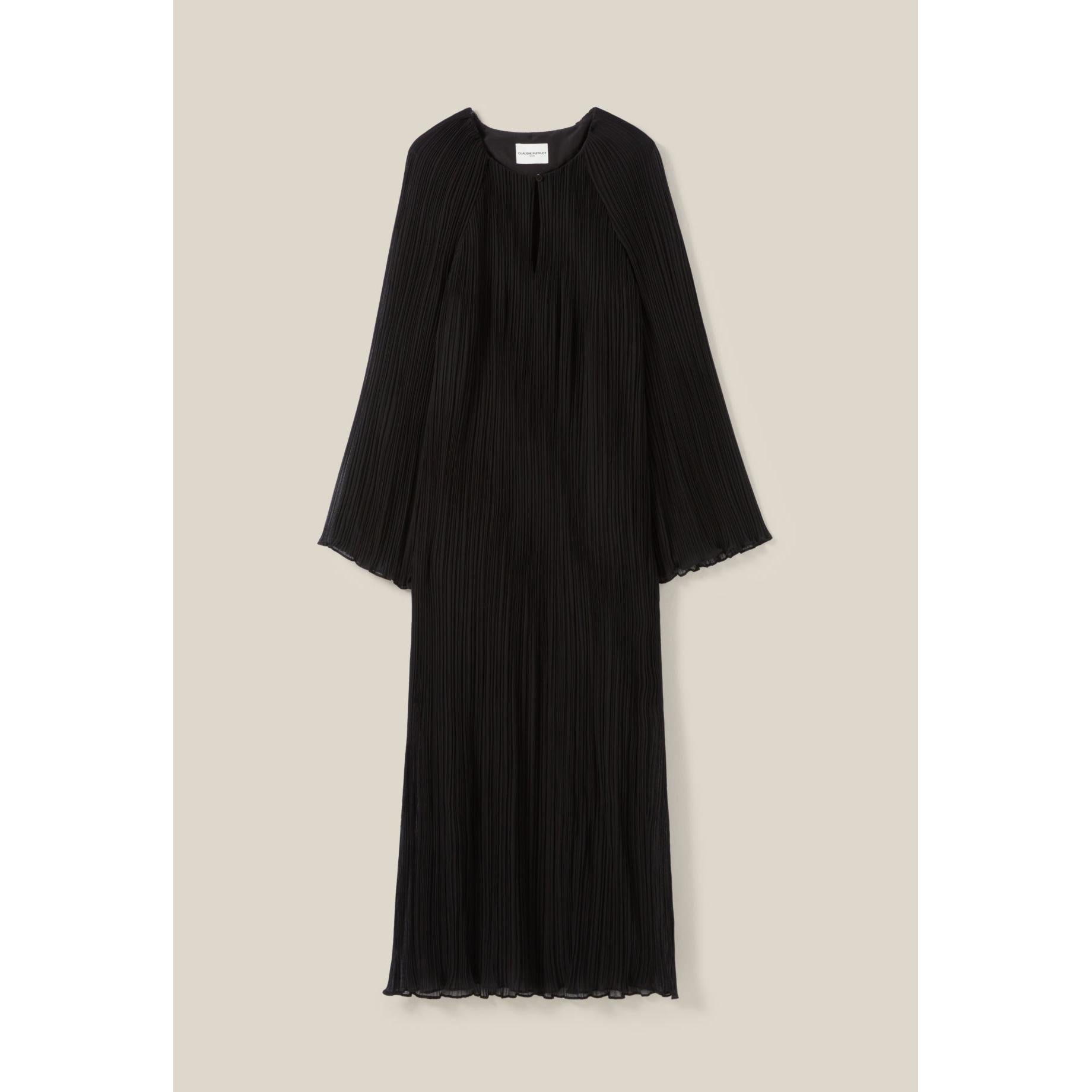 Claudie Pierlot - Sheer Pleated Long Dress
