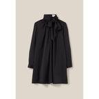 Claudie Pierlot - Fluid Dress Lavallière Collar Black