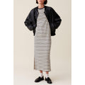 Toto Striped Denim Midi Dress