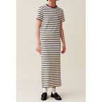 Toto Striped Denim Midi Dress