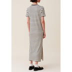Toto Striped Denim Midi Dress