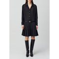 Claudie Pierlot - Robe Bi-Matière Rayures