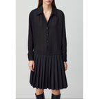 Claudie Pierlot - Robe Bi-Matière Rayures