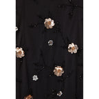 Robe Longue Fluide Sequins Brodés