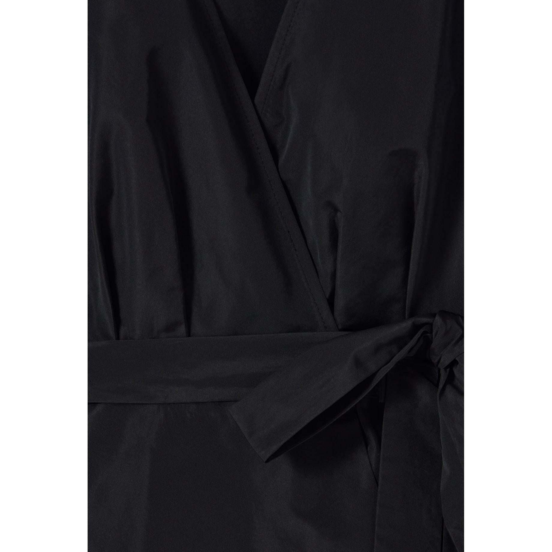 Claudie Pierlot - Robe Courte Manches Ballons Noire