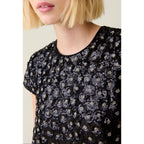 Embroidered Babydoll Short Dress