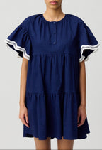 Rosemarie Indigo Dress