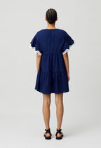Rosemarie Indigo Dress