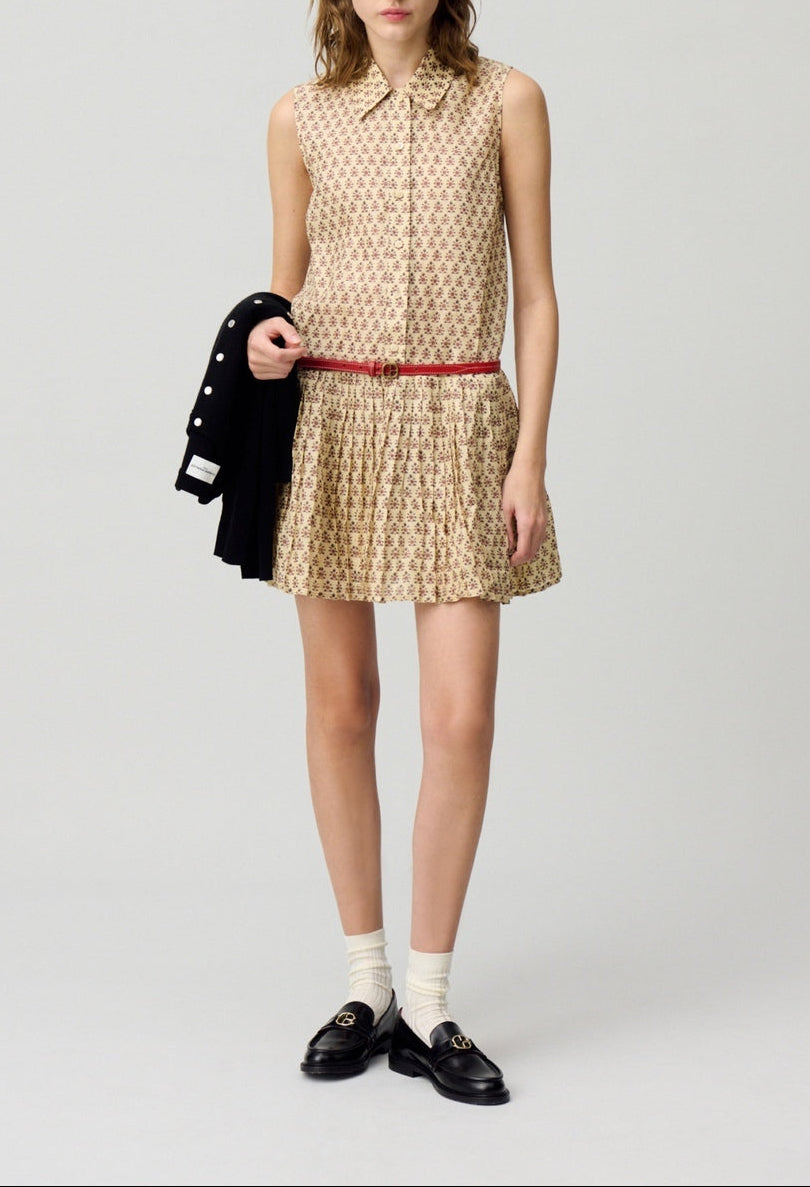 Vestido Riannesouleiado Print Claro