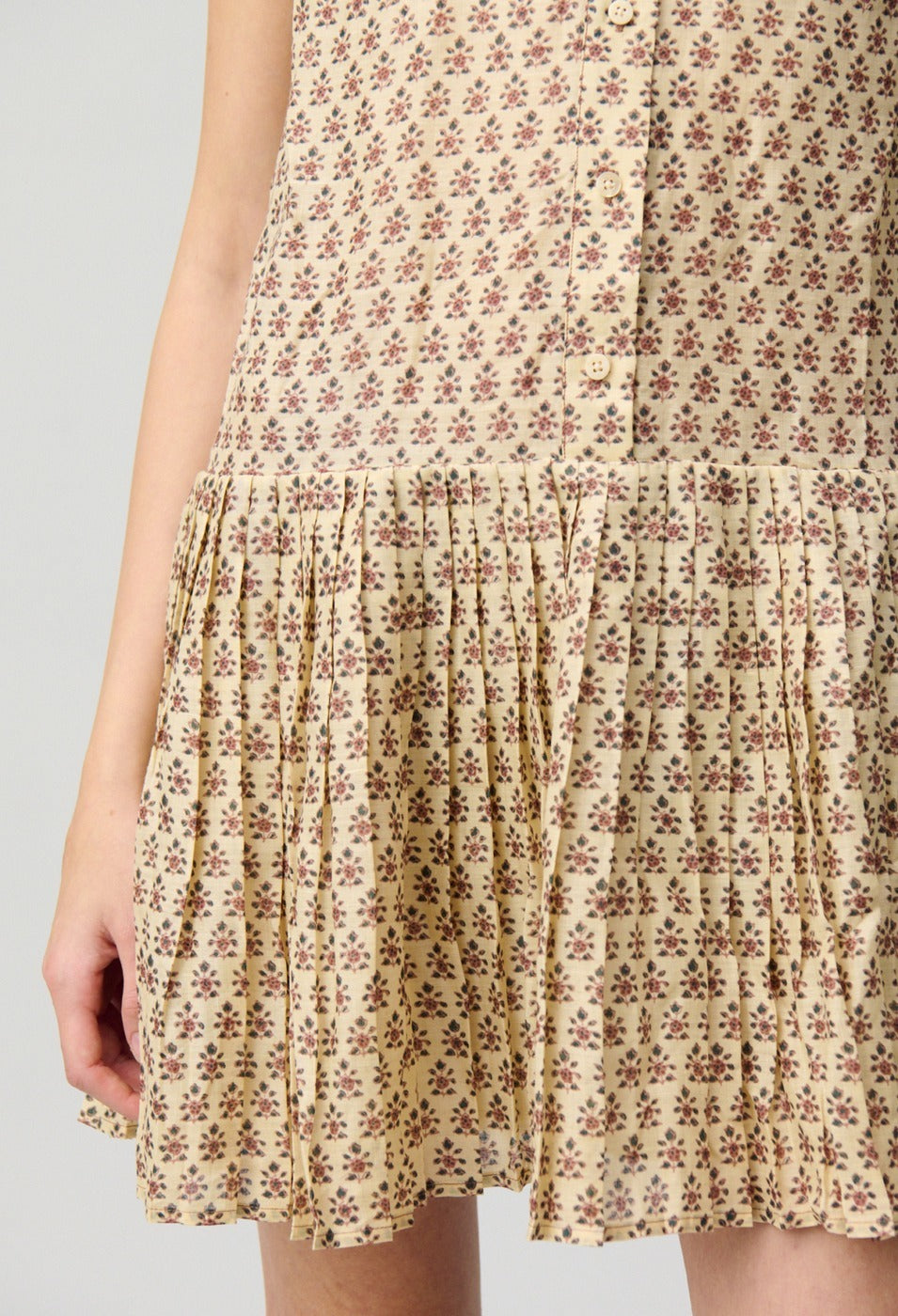 Vestido Riannesouleiado Print Claro