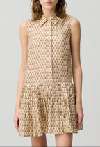 Vestido Riannesouleiado Print Claro