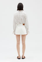 Claudie Pierlot - Shorts - Tierra - Crudo