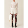 Claudie Pierlot - Ivory Tweed Shorts