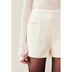 Claudie Pierlot - Ivory Tweed Shorts