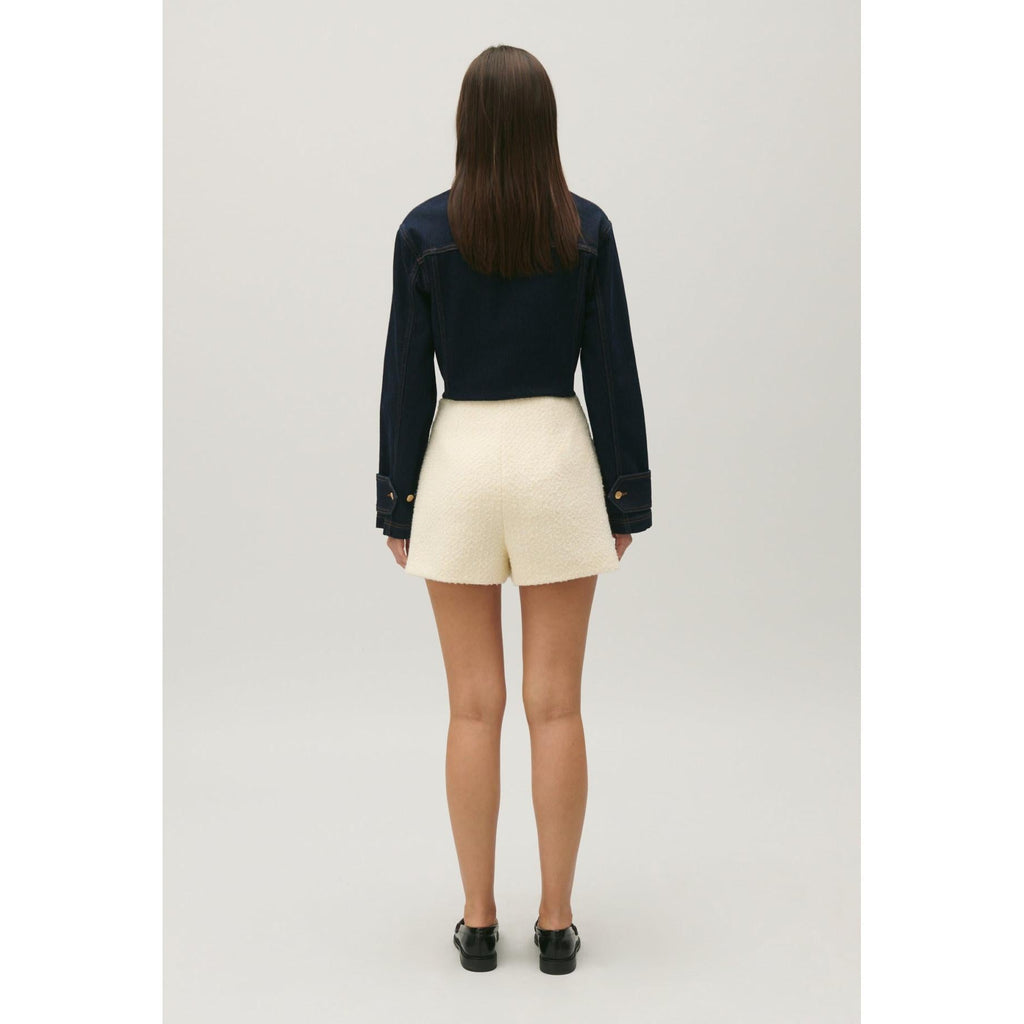 Claudie Pierlot - Ivory Tweed Shorts
