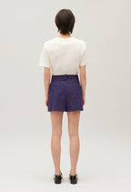 Shorts - Edencheck - Indigo