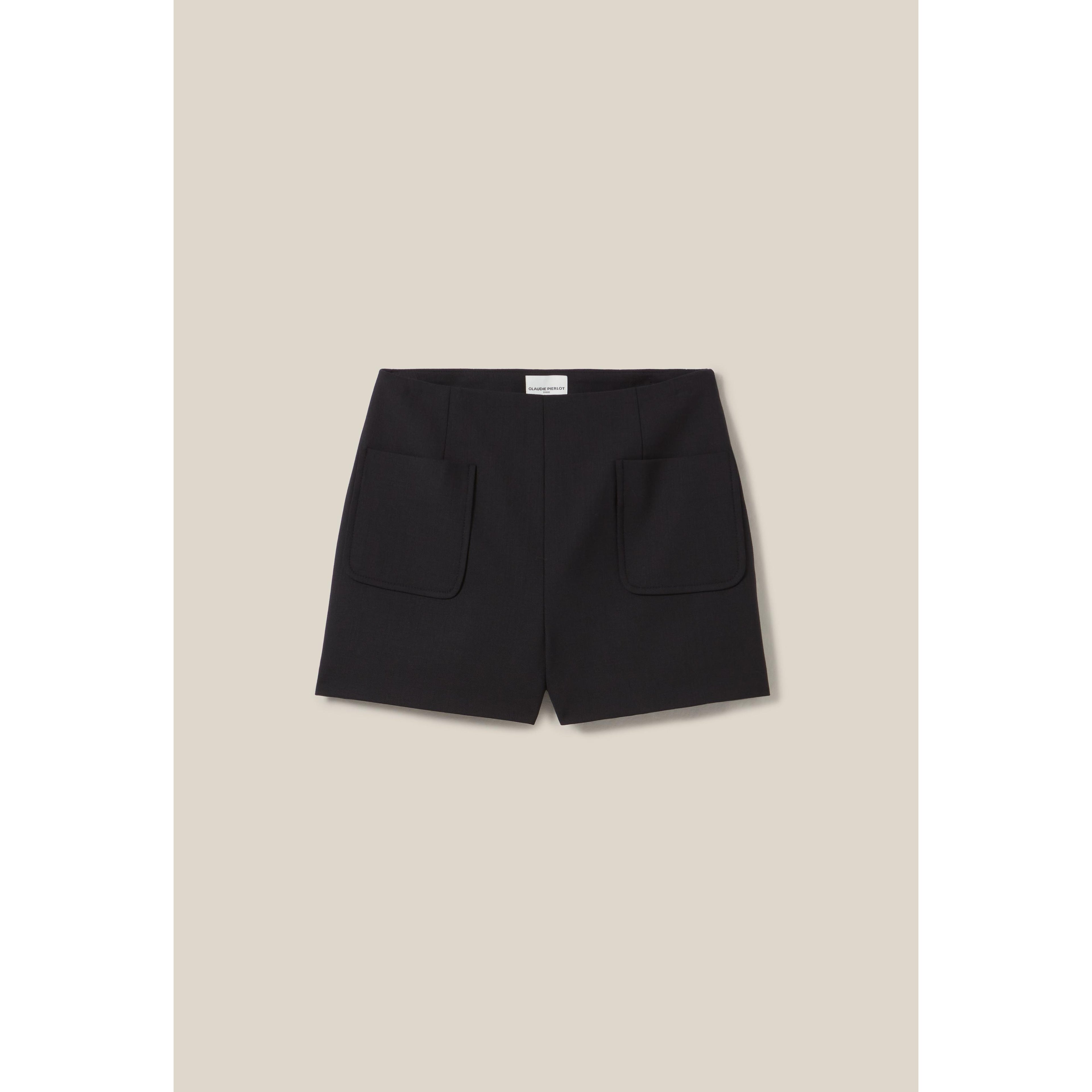 Black High-Waisted Shorts