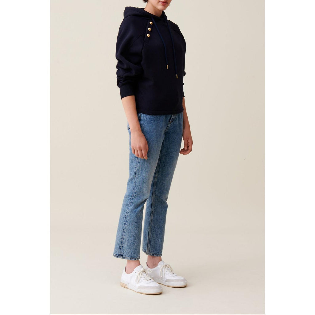 Claudie Pierlot - Sweatshirt Capuche Marine