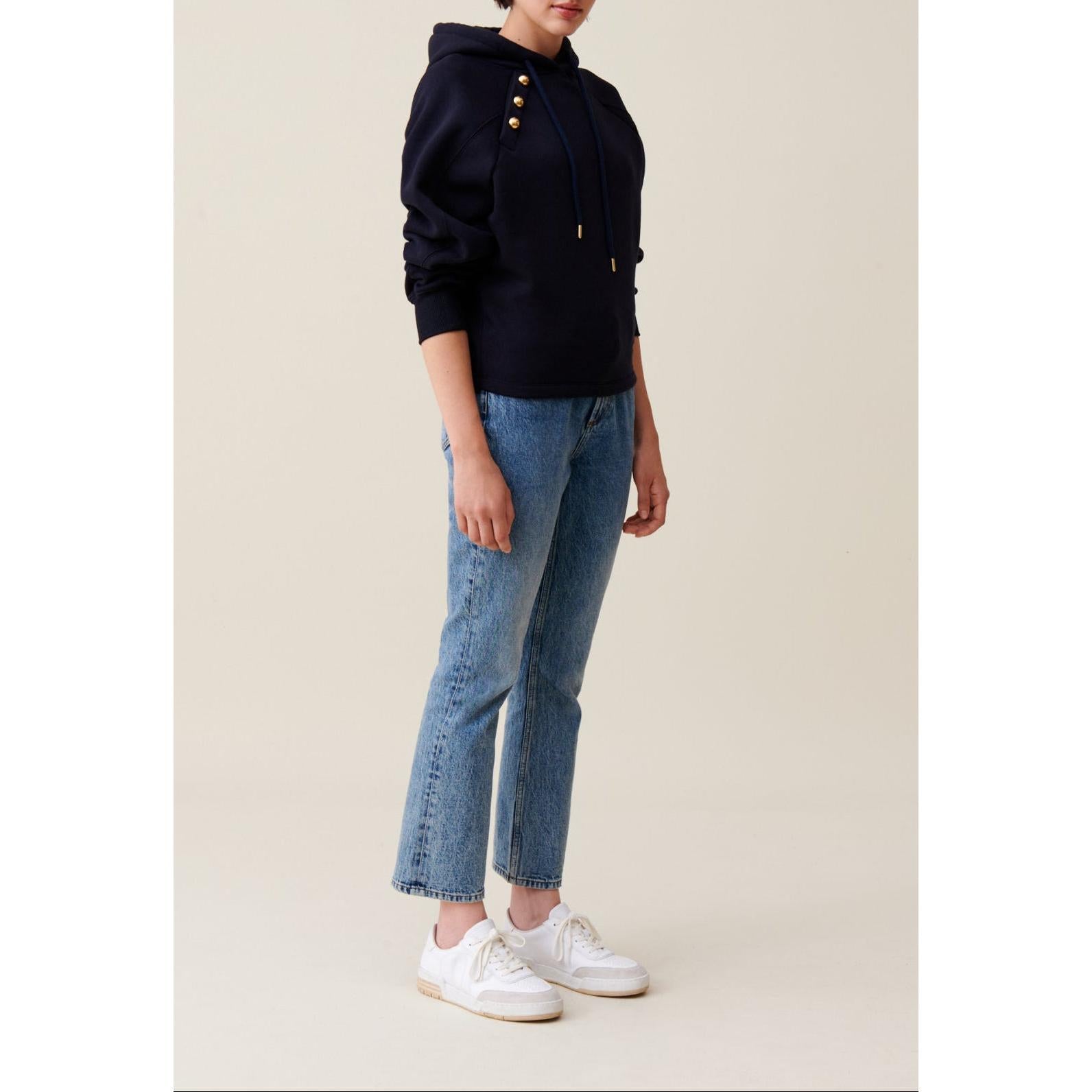 Claudie Pierlot - Sweatshirt Capuche Marine