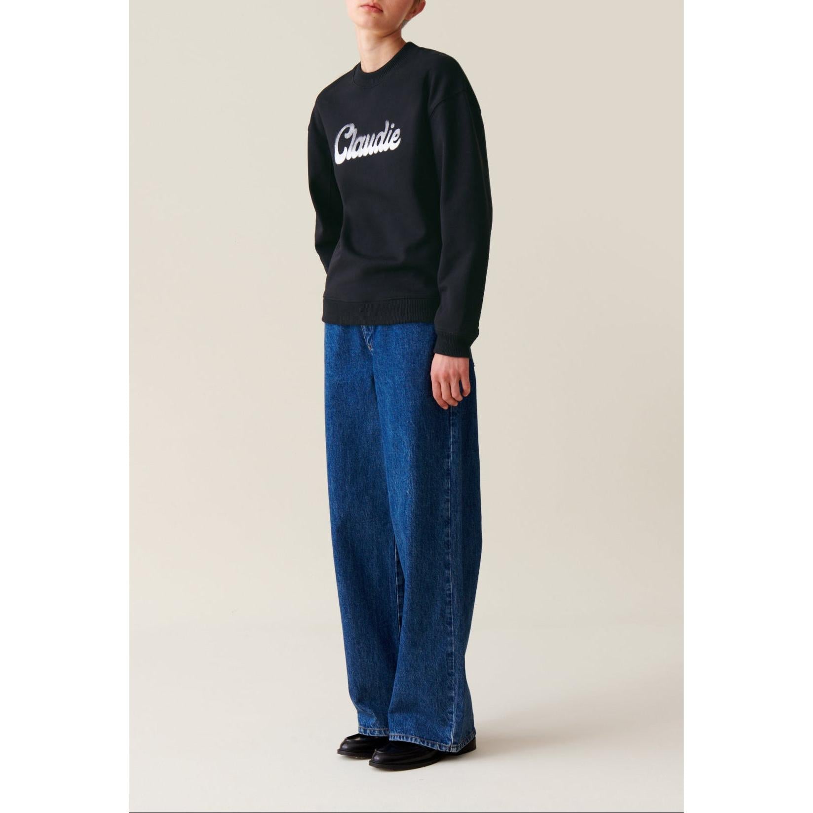 Sudadera holgada con estampado Claudie