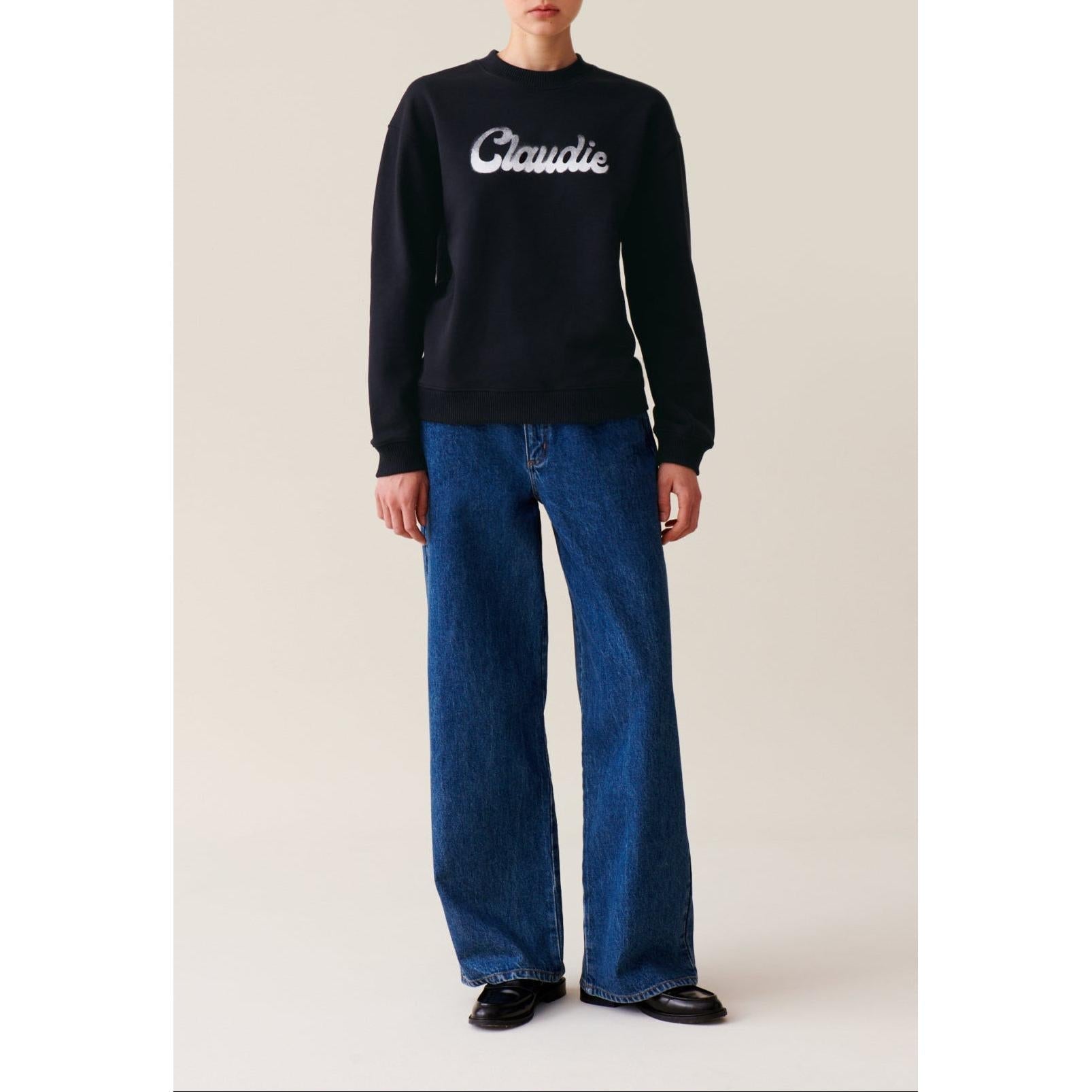 Sudadera holgada con estampado Claudie