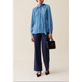 Blouse Fluide Col Lavallière