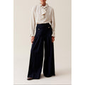 Claudie Pierlot - Blusa de Rayas con Múltiples Volantes