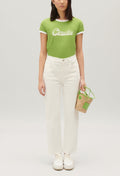 Claudie Pierlot - Camiseta - Tamet - Matcha