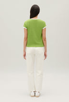 Claudie Pierlot - Camiseta - Tamet - Matcha
