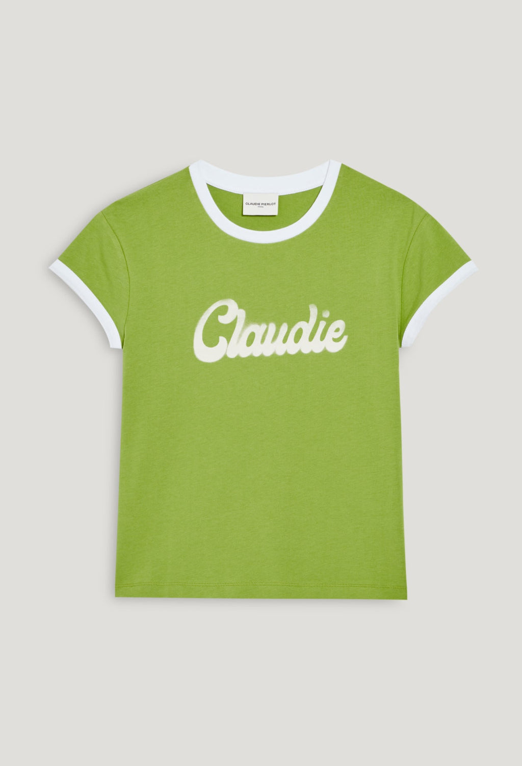 Claudie Pierlot - Camiseta - Tamet - Matcha
