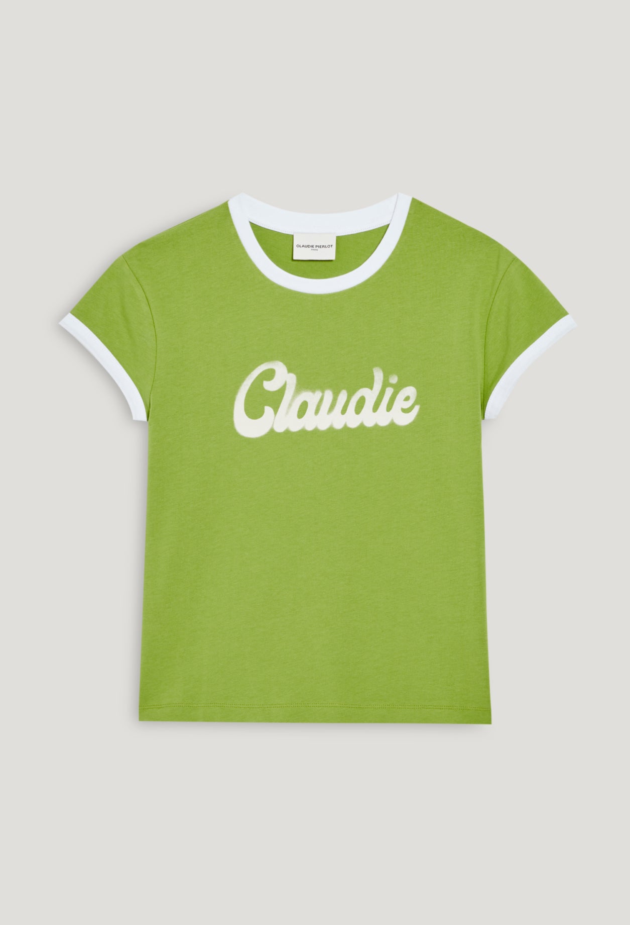 Claudie Pierlot - Camiseta - Tamet - Matcha