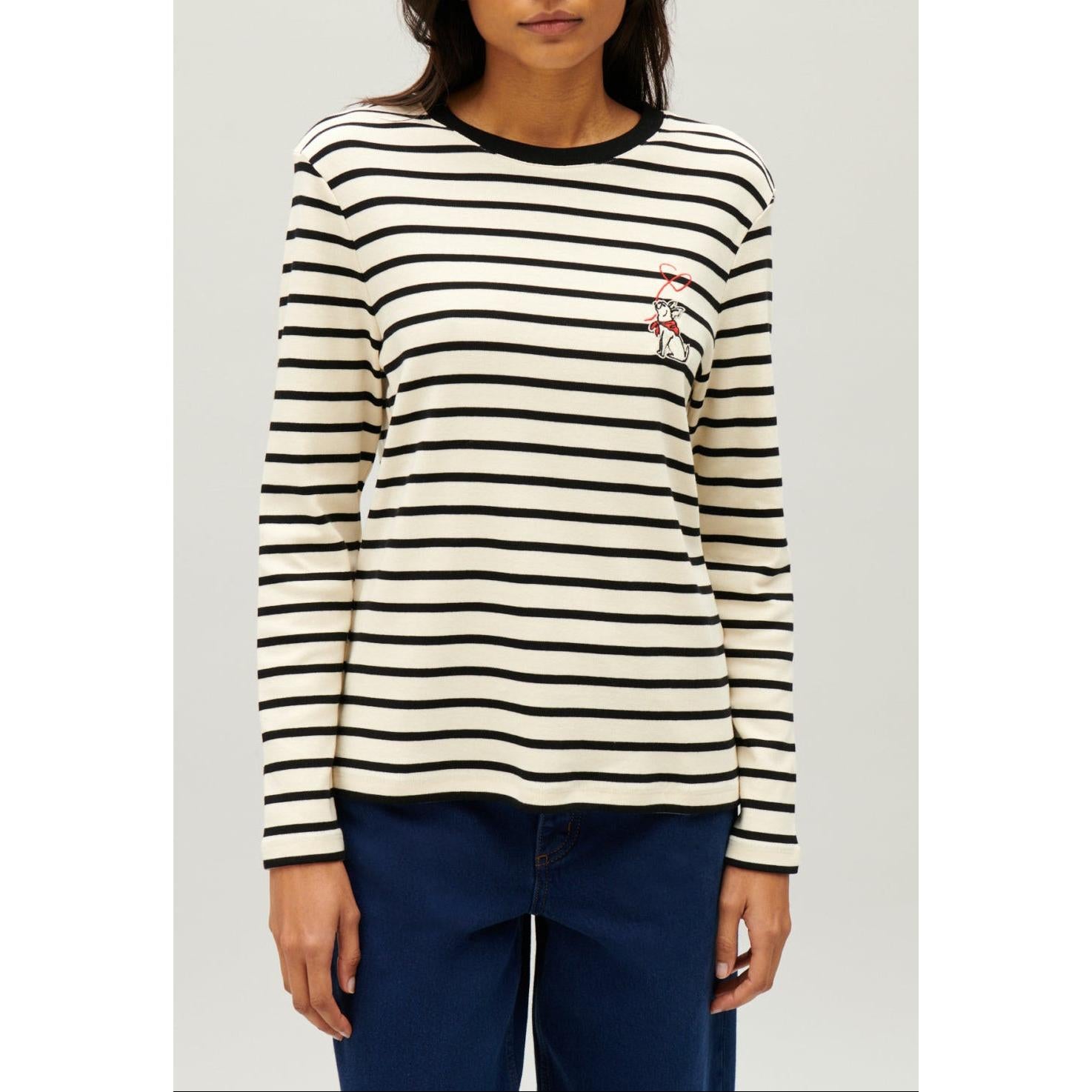 Tee-Shirt Marinière Jean Toto Bicolore